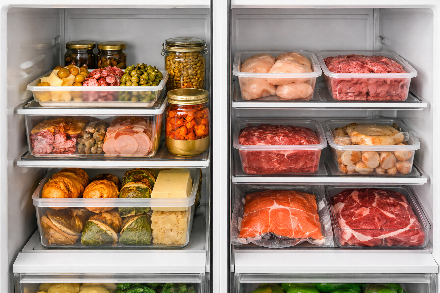 Tránh để đặc sản chung với thực phẩm tươi sống