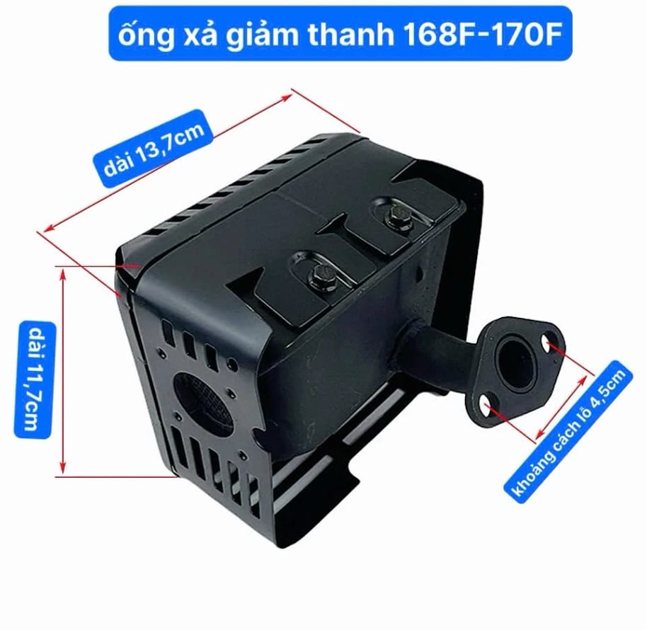 Ống Xả Giảm Thanh 168F/170F