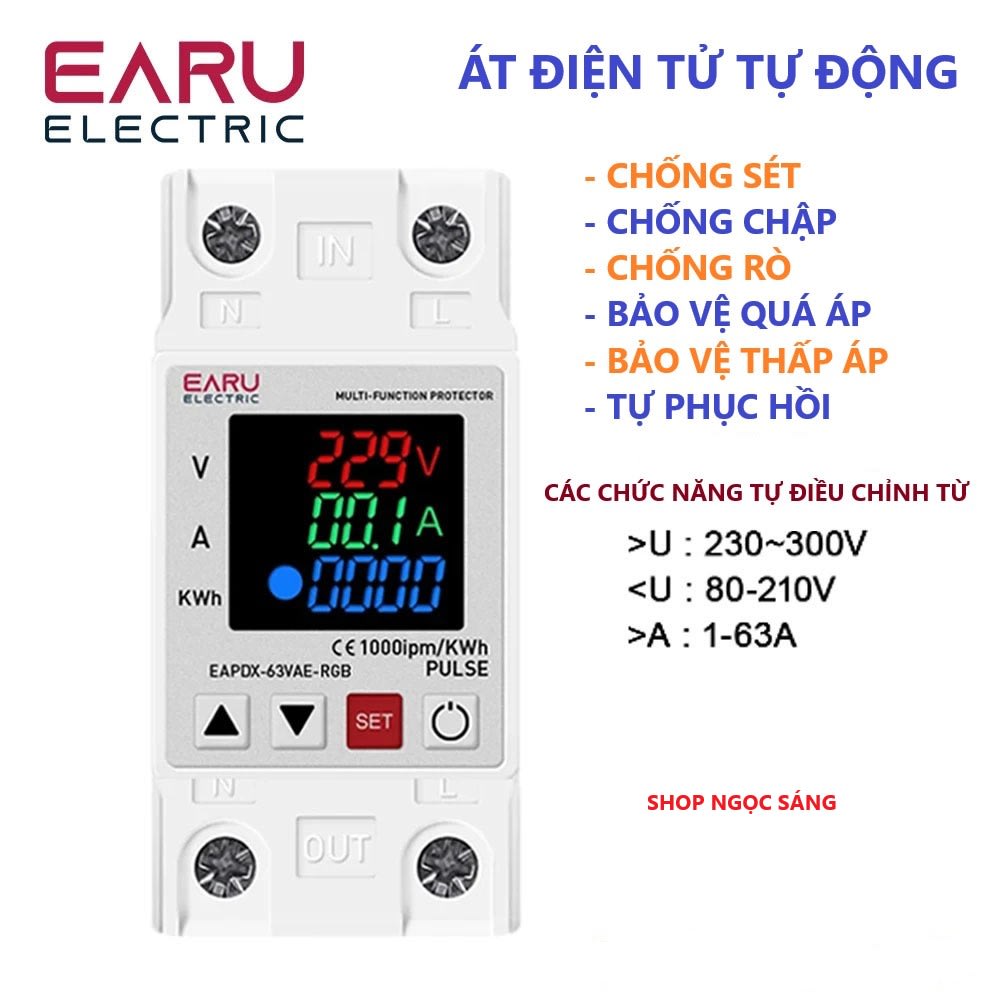 ÁT ĐIỆN TỬ TỰ ĐỘNG 3 CHỨC NĂNG