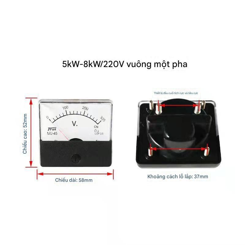 ĐỒNG HỒ VOL MÁY PHÁT 5-8KW
