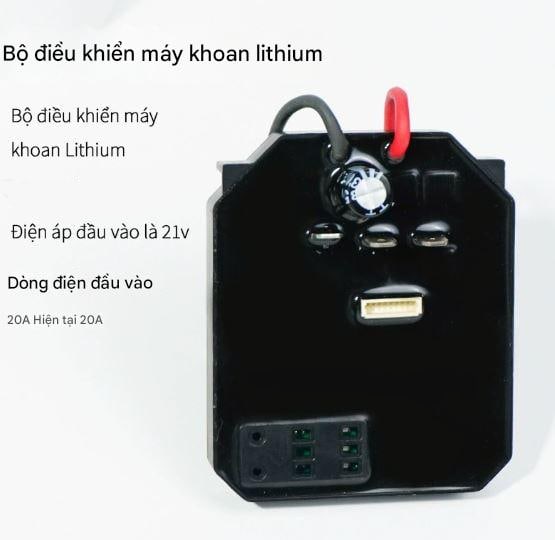 Mạch điều khiển máy khoan pin lithium không chổi than