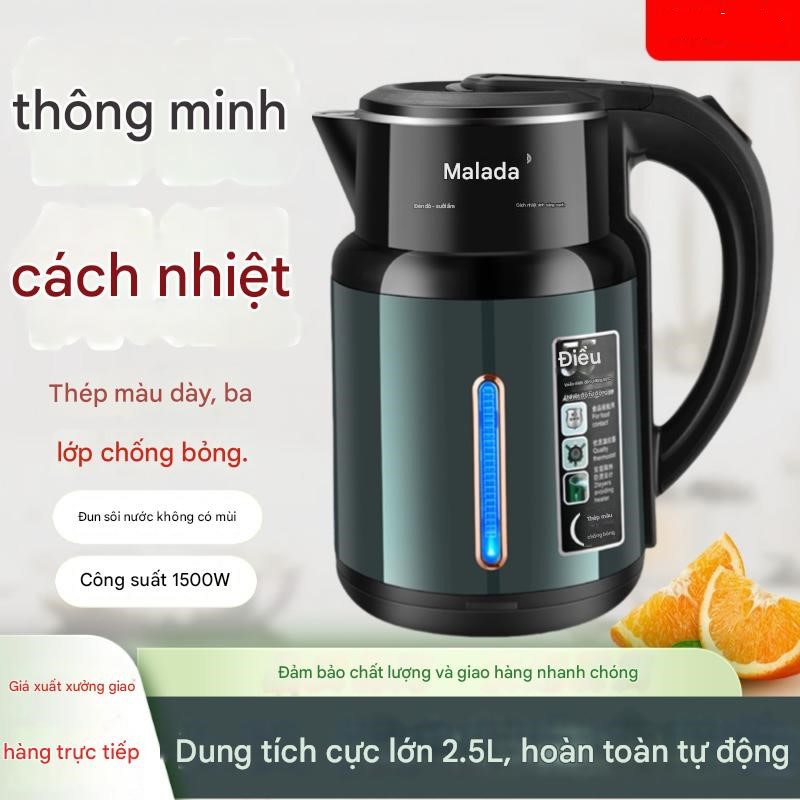 siêu tốc inox thông minh giữ Nhiệt MÀU ĐEN