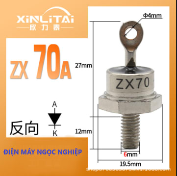 ĐI ỐT KÍCH TỪ 2 CÁI ZX 70A T-N