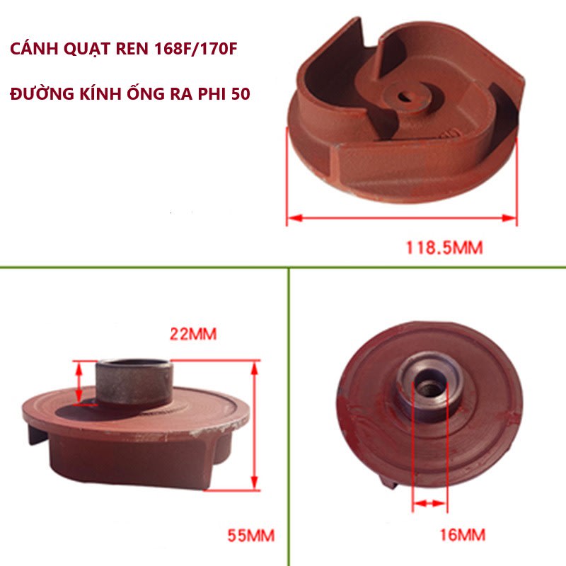 REN ỐNG RA PHI 50