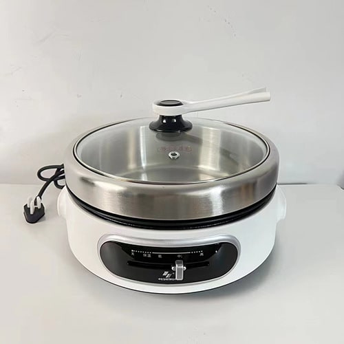 Nồi lẩu điện đa năng kèm khay nướng chống dính hàng cao cấp
