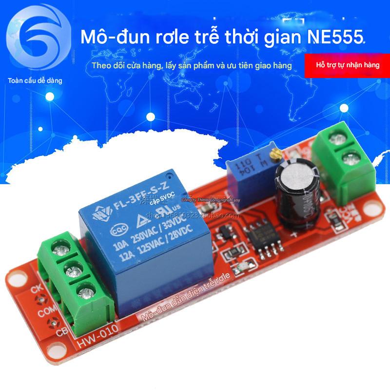 Rơ le thời gian trễ 1 đến 20s có thể tùy chỉnh theo ý