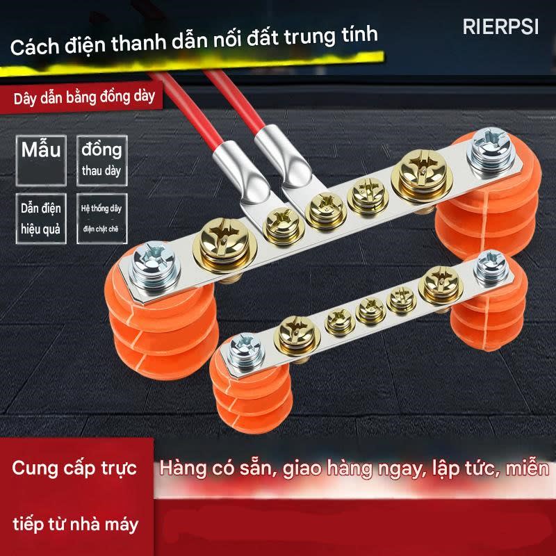 1 bộ thanh cái tiếp địa-18cmx3cmx3mm