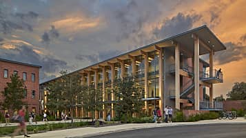 Trinity University Dicke Hall + Business and Humanities District