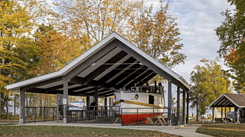Little Sand Bay Twilite Shelter at Apostle Islands National Lakeshore