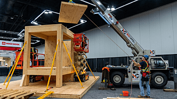 Mass Timber Demonstration Build at the 2024 International Mass Timber Conference