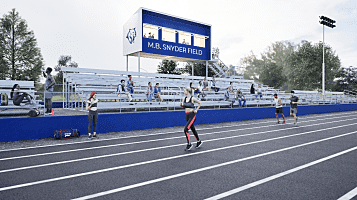 Chewelah High School Stadium Press Box