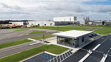 EGGER Wood Products Particleboard Production Building