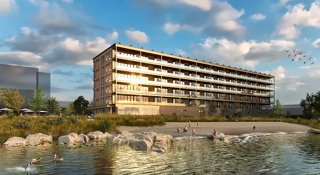 Adelaide Pointe Condominiums Mass Timber WIN Project WoodWorks