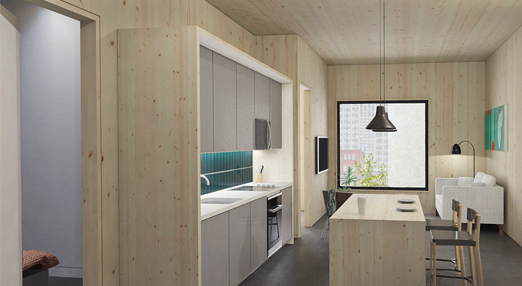 ACME Timber Lofts Mass Timber WIN Project WoodWorks Innovation Network