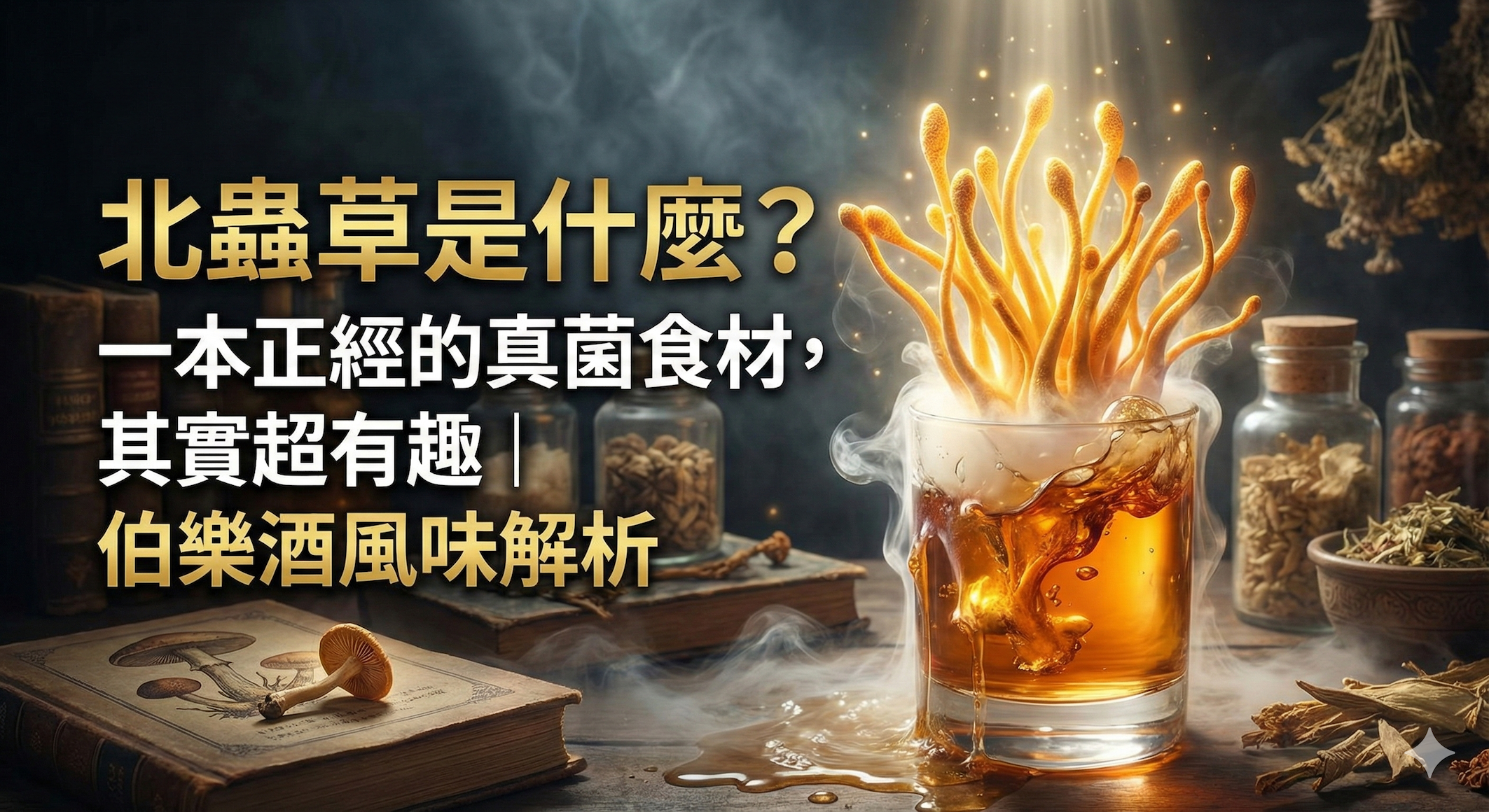 北蟲草是什麼?一本正經的真菌食材,其實超有趣|伯樂酒風味解析