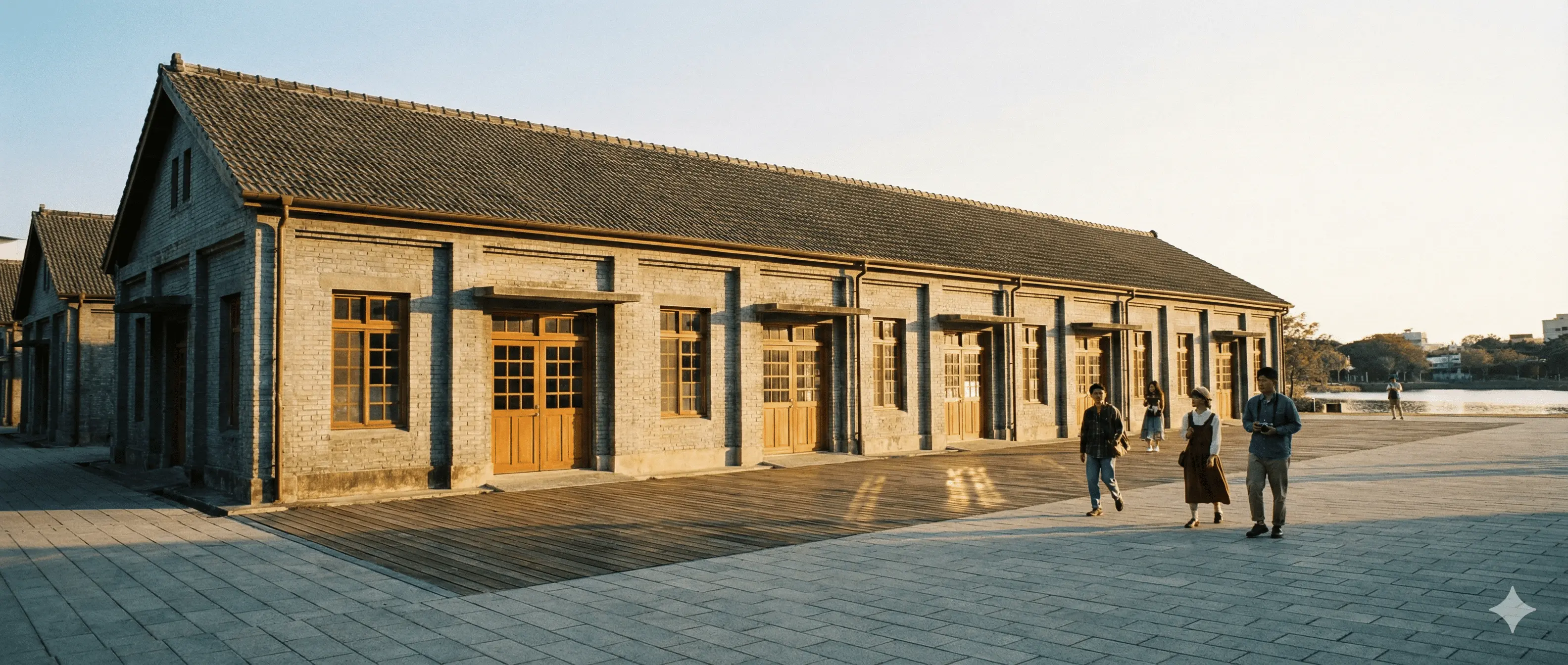 【帝國製糖廠】漫步湖畔的午後時光，歷史建築與現代藝術的完美融合