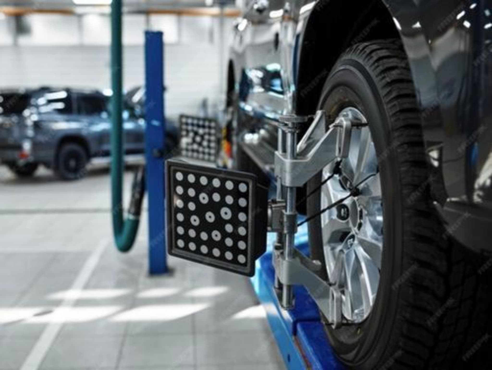 3D-pyöränkulmien säätö — pyörän kulmien mittaus laitteella