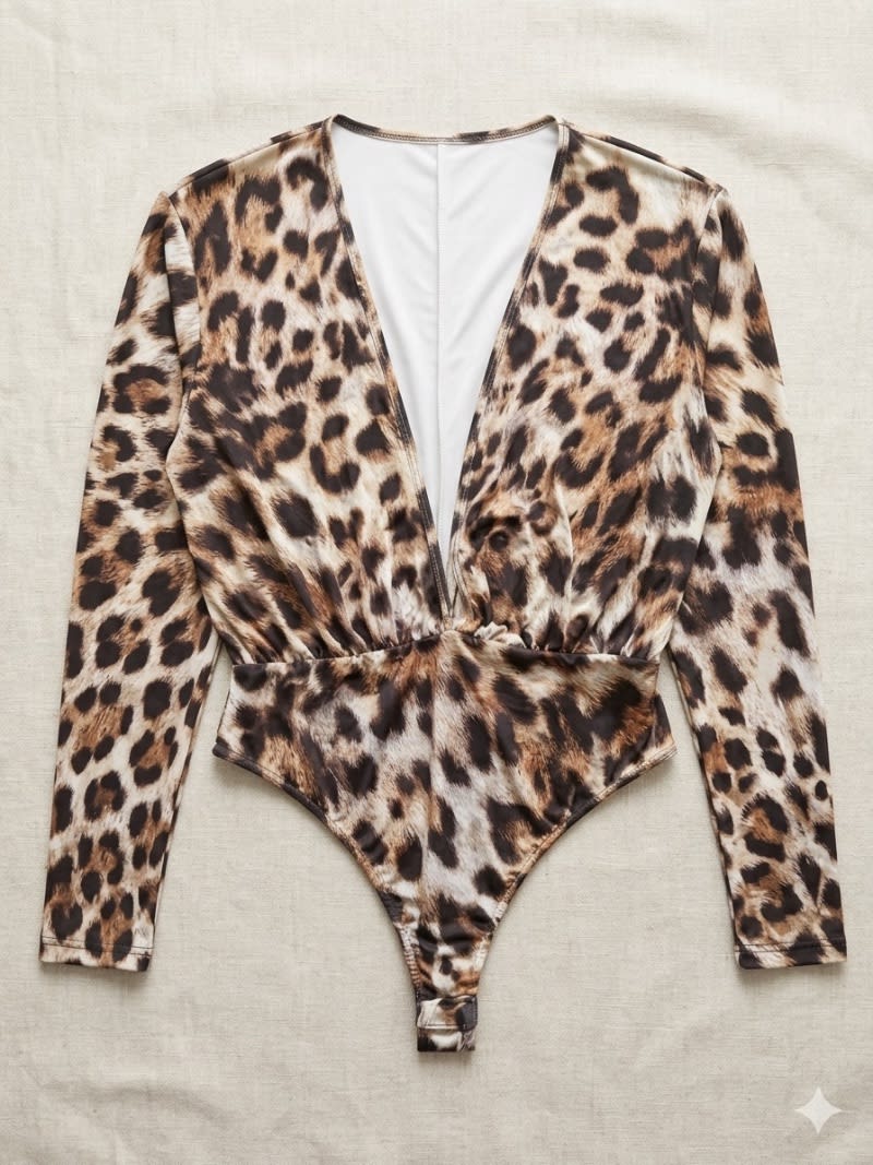 Tiger print bodysuit