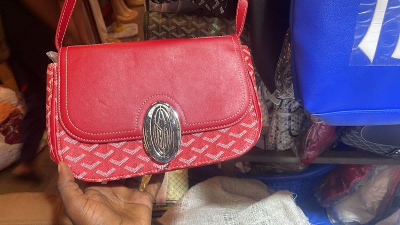 Red Goyard Ladies' Bag