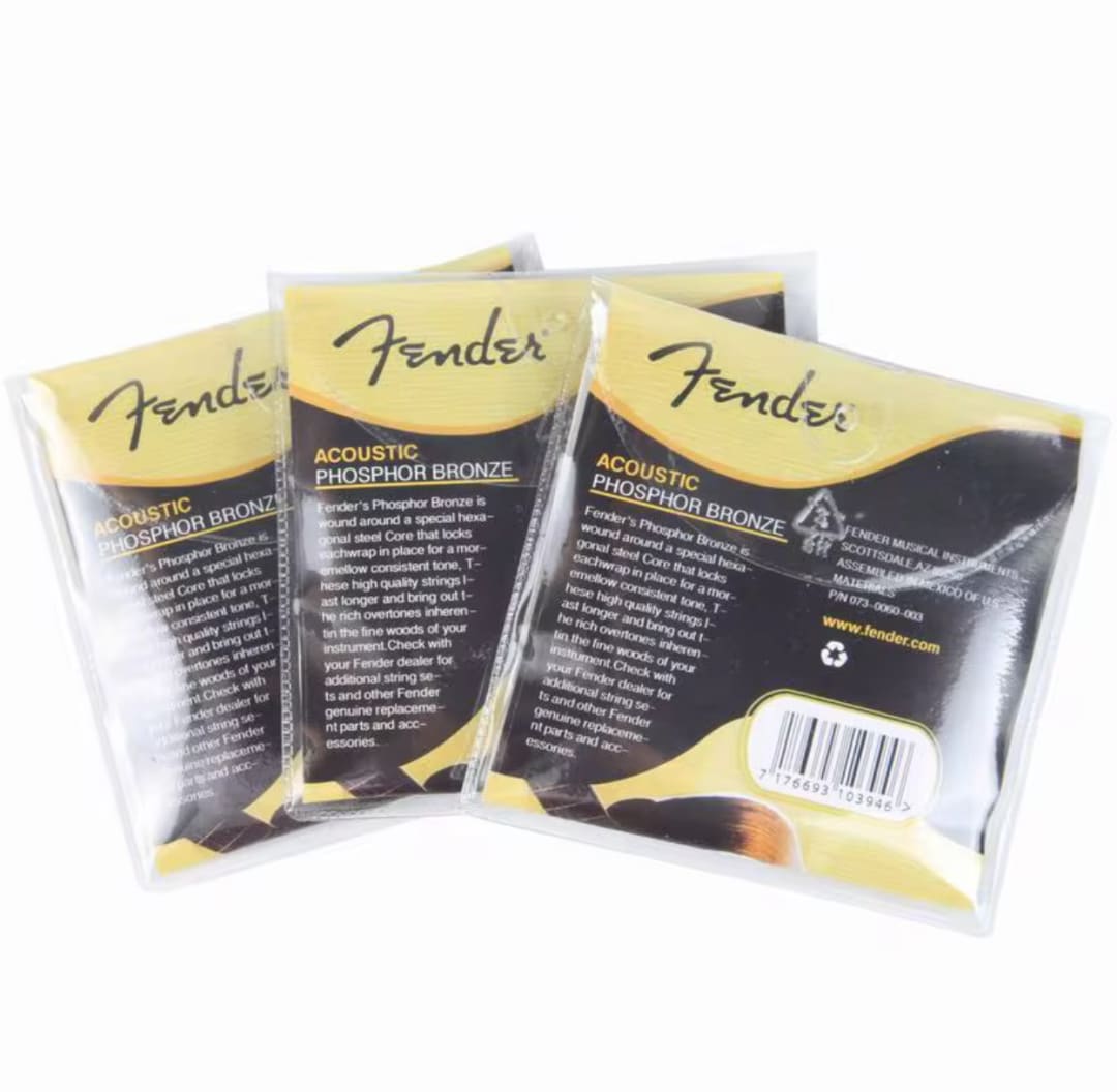 ORIGINAL FENDER ACOUSTIC GUITAR 🎸 STRINGS