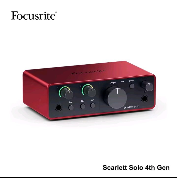 Focusrite Scarlett Solo 4th Gen
