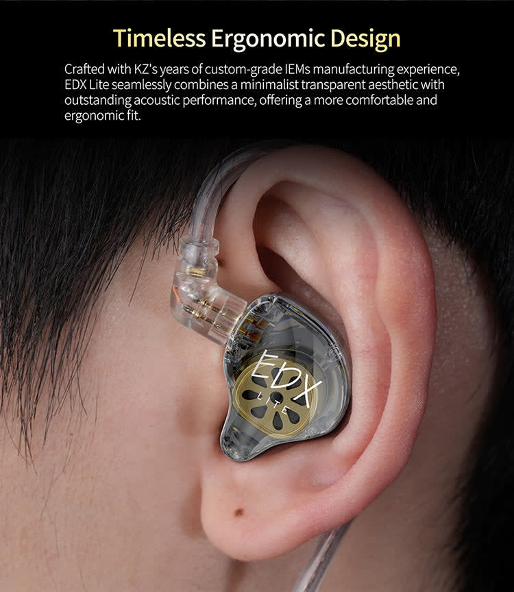 KZ EDX Lite - KZ "ZERO" Killer In-ear Monitor