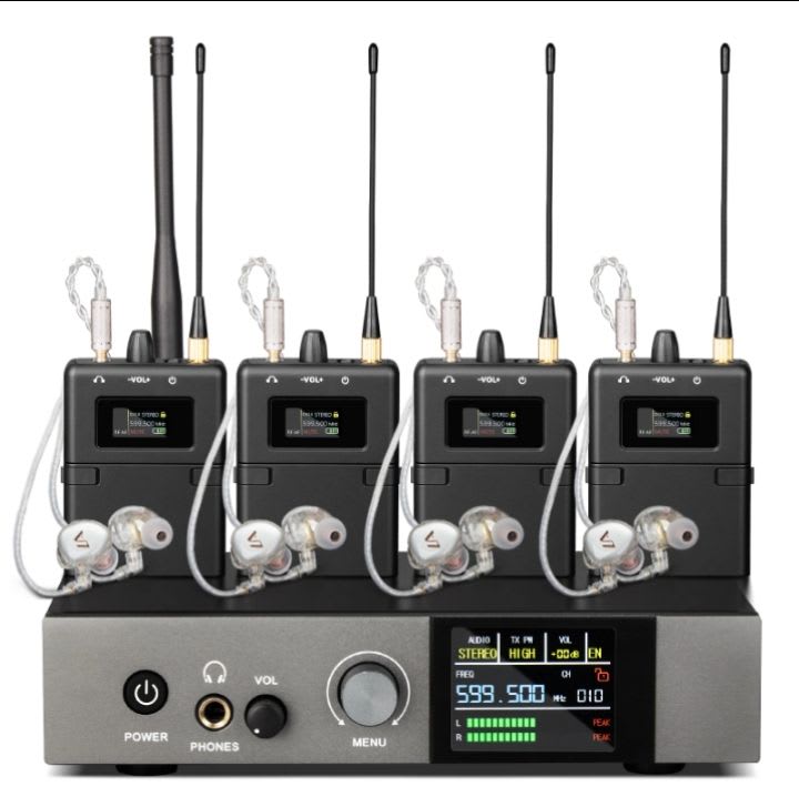 UHF Professional Wireless In-Ear Monitor System