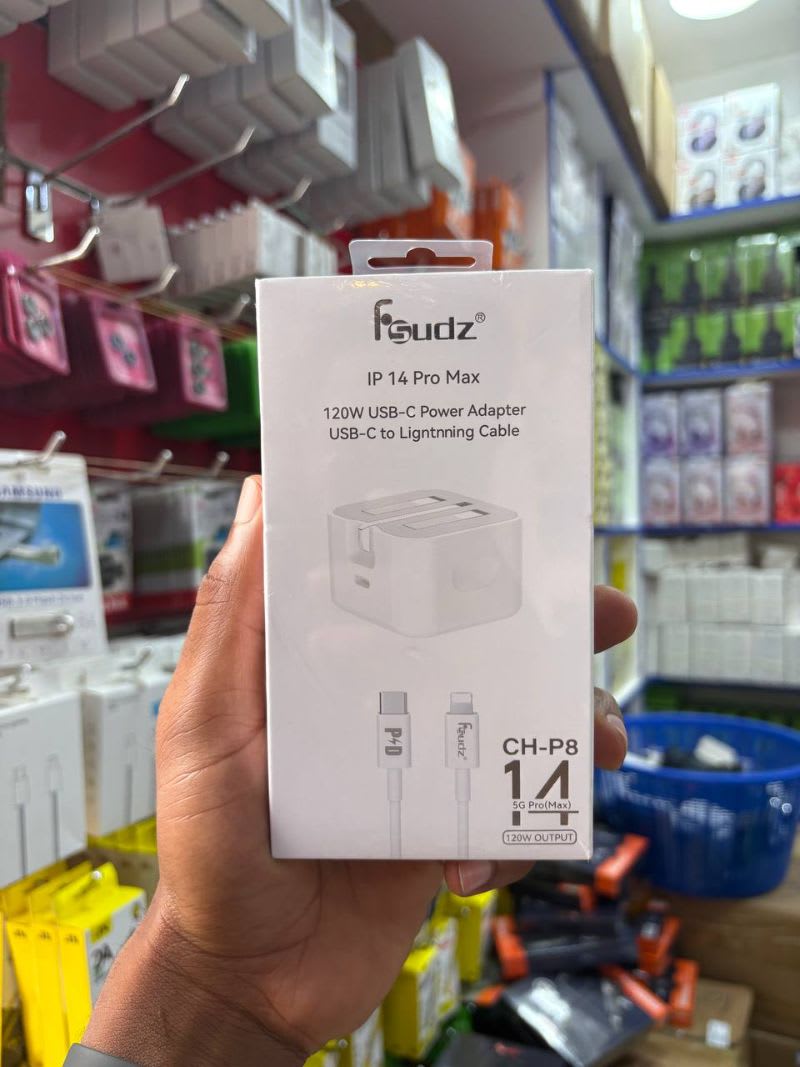iPhone 120W Power Adapter with USB-C to lightning cable
