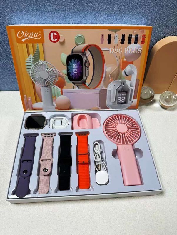 3-in-1 watch, wireless earphones and handheld fans