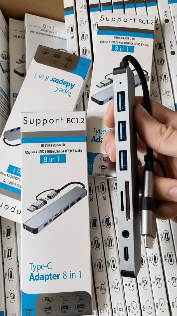 8 in 1 USB 3.0 and Type C adapter