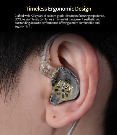 KZ EDX Lite - KZ "ZERO" Killer In-ear Monitor