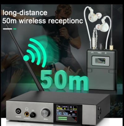UHF Professional Wireless In-Ear Monitor System