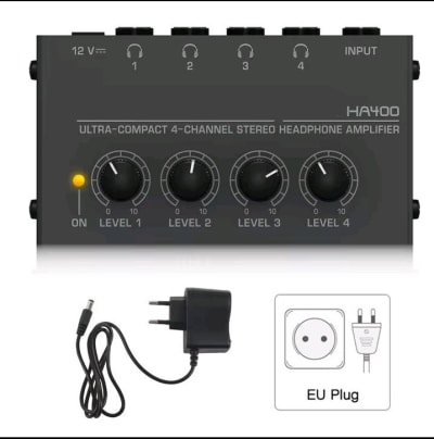HA400 4-Channel Stereo Headphone Amplifier