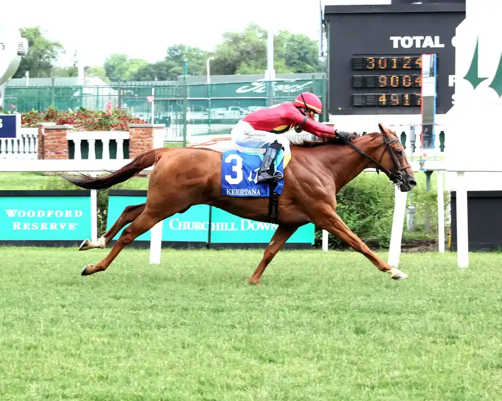 Ayra Stark gana la Keertana Stakes en Churchill Downs