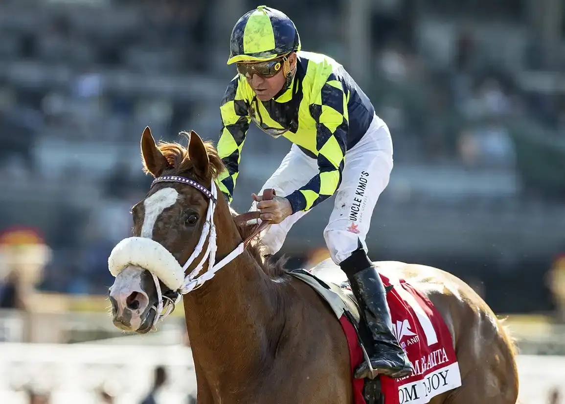 Om N Joy sorprende en Santa Margarita GII en Santa Anita