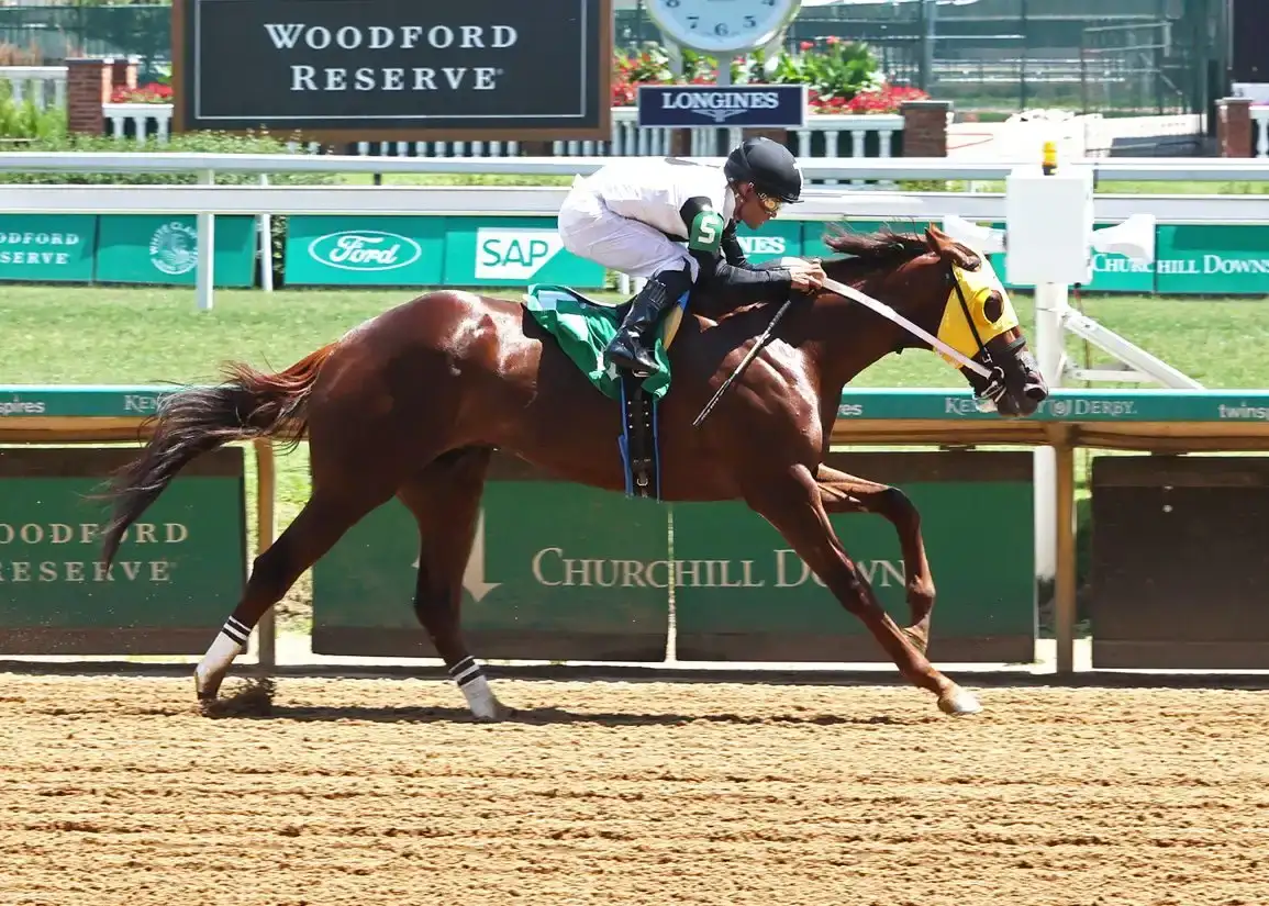 Debutan los primeros hijos de Flightline en Churchill Downs