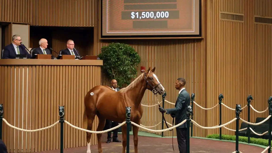 CARING debuta en Keeneland tras una venta de $1,5 millones