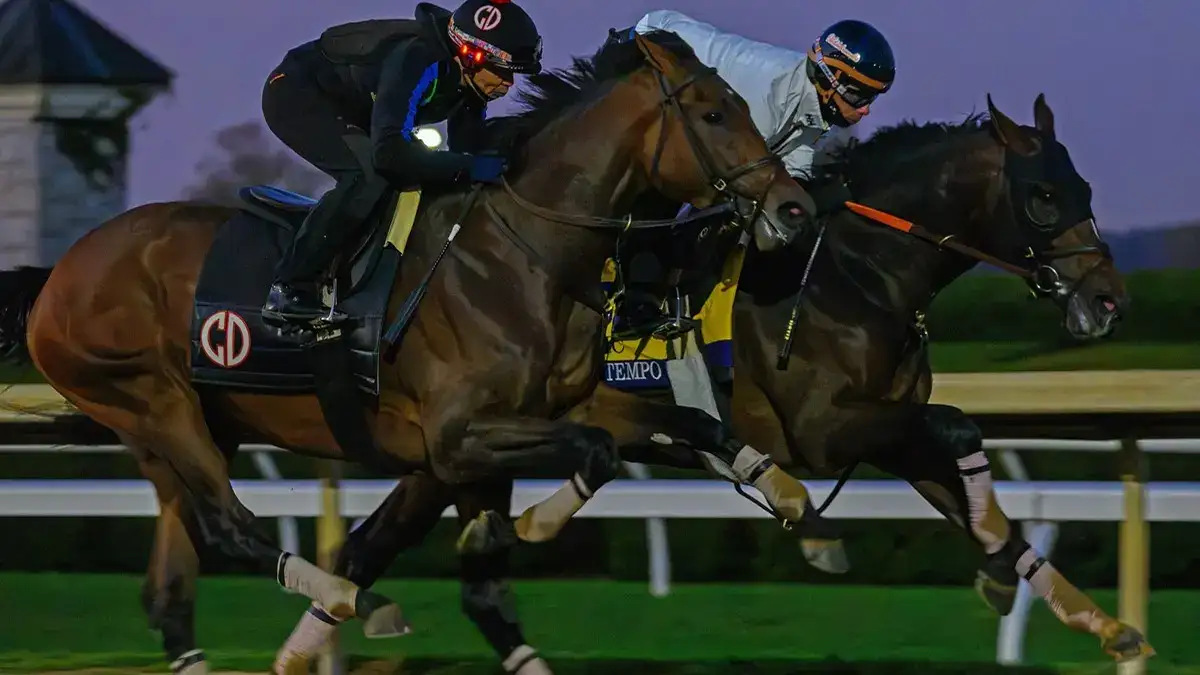 Golden Tempo vuelve a la pista de Keeneland en buen estado
