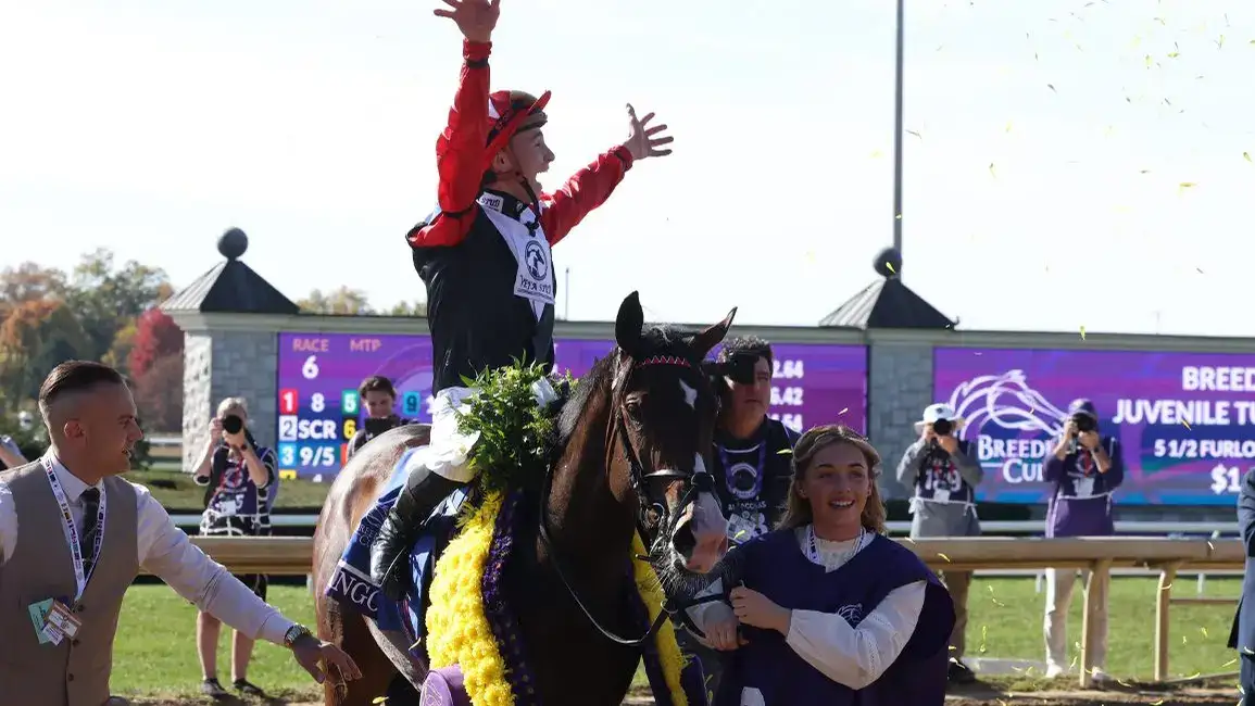 Libertango gana el Breeders’ Cup Juvenile Turf Sprint