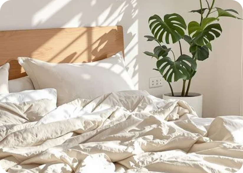 Folded linen