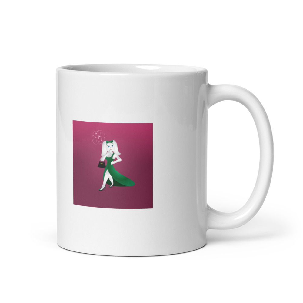 Libra White Glossy Mug
