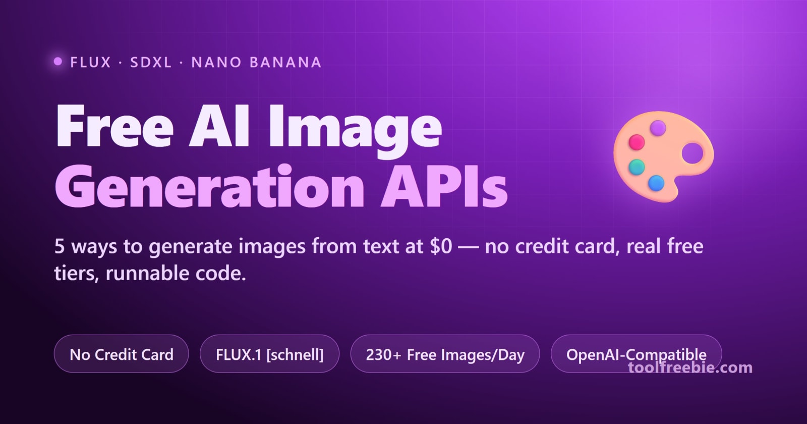 Free AI Image Generation API: 5 Options Compared