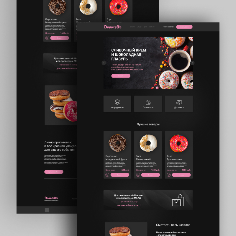 DONUTELLO пекарня кондитерская