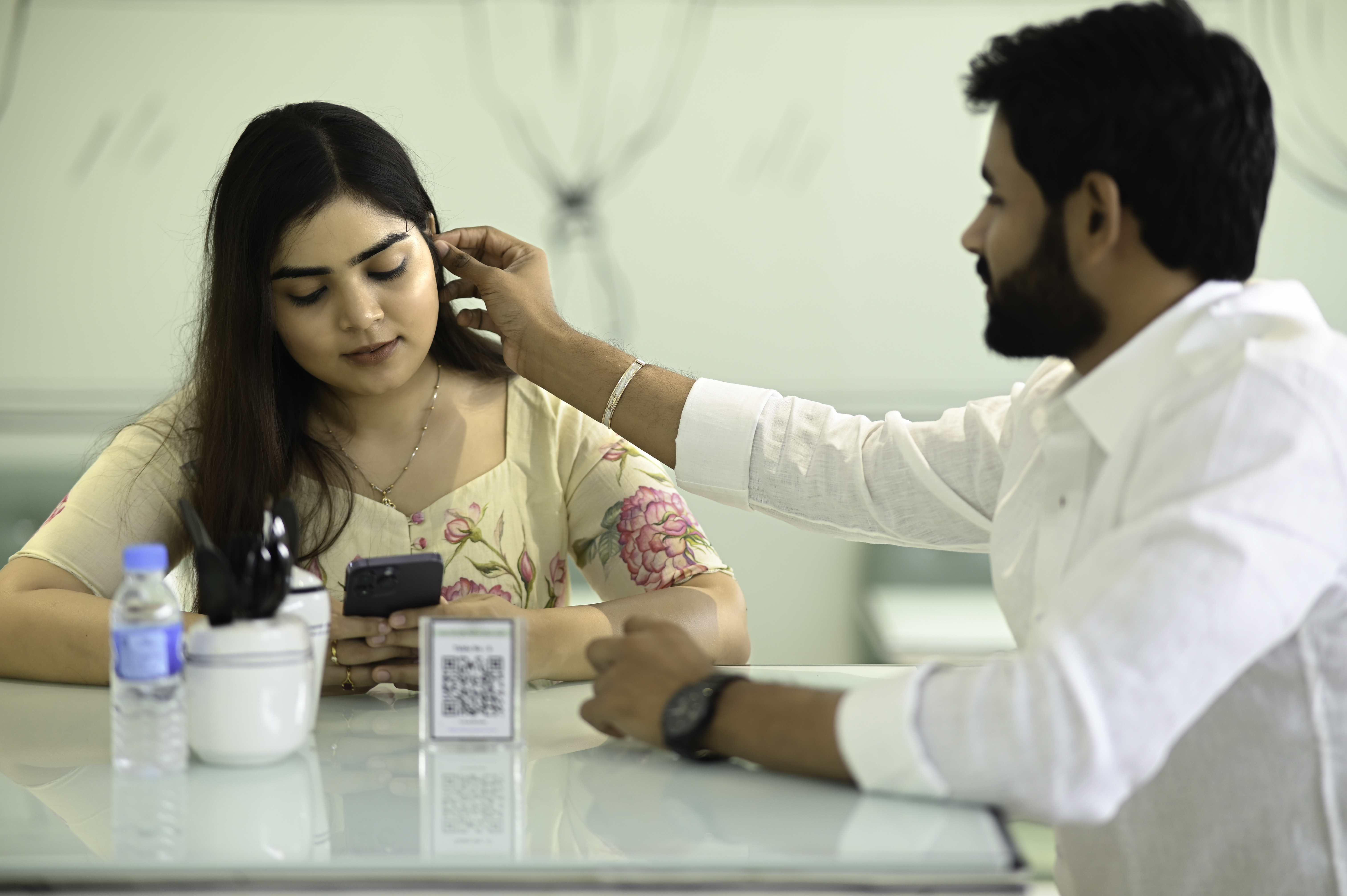 Couple celebrating an occasion