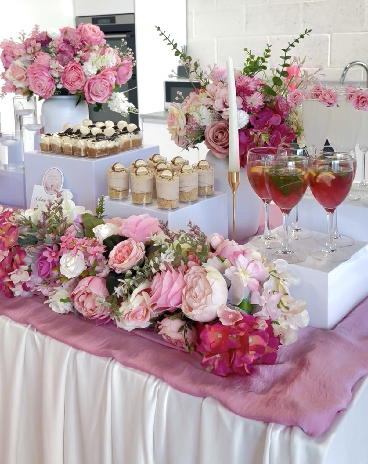 Luxe dessert table 