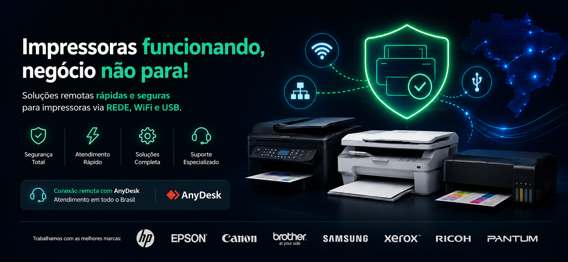 PrintConnect - Impressoras funcionando, negócio não para!
