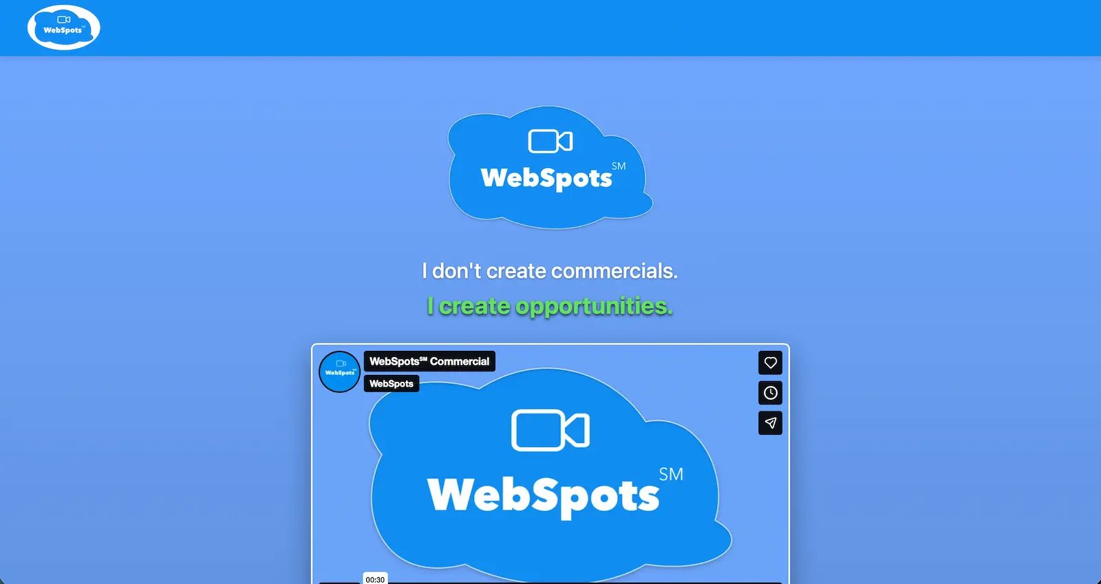 Web Spots website design