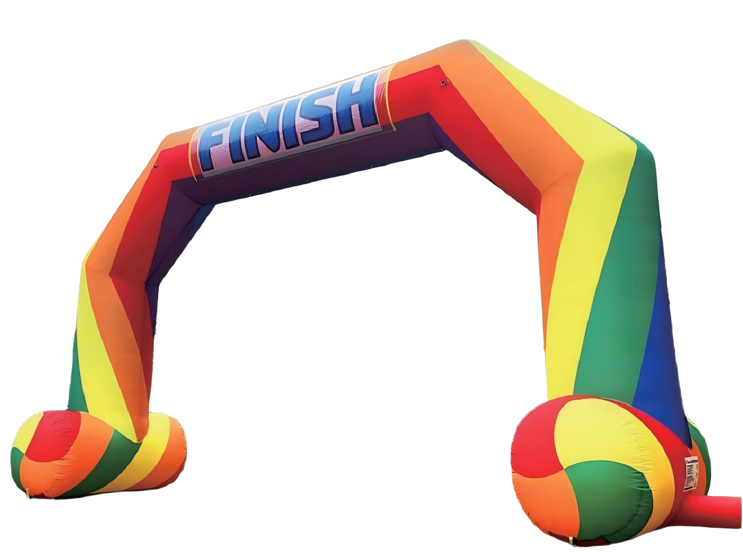 Inflatable single-arch series 4 https://posmesg.com/en/product/adolfo-two-sided-floor-stack-display/