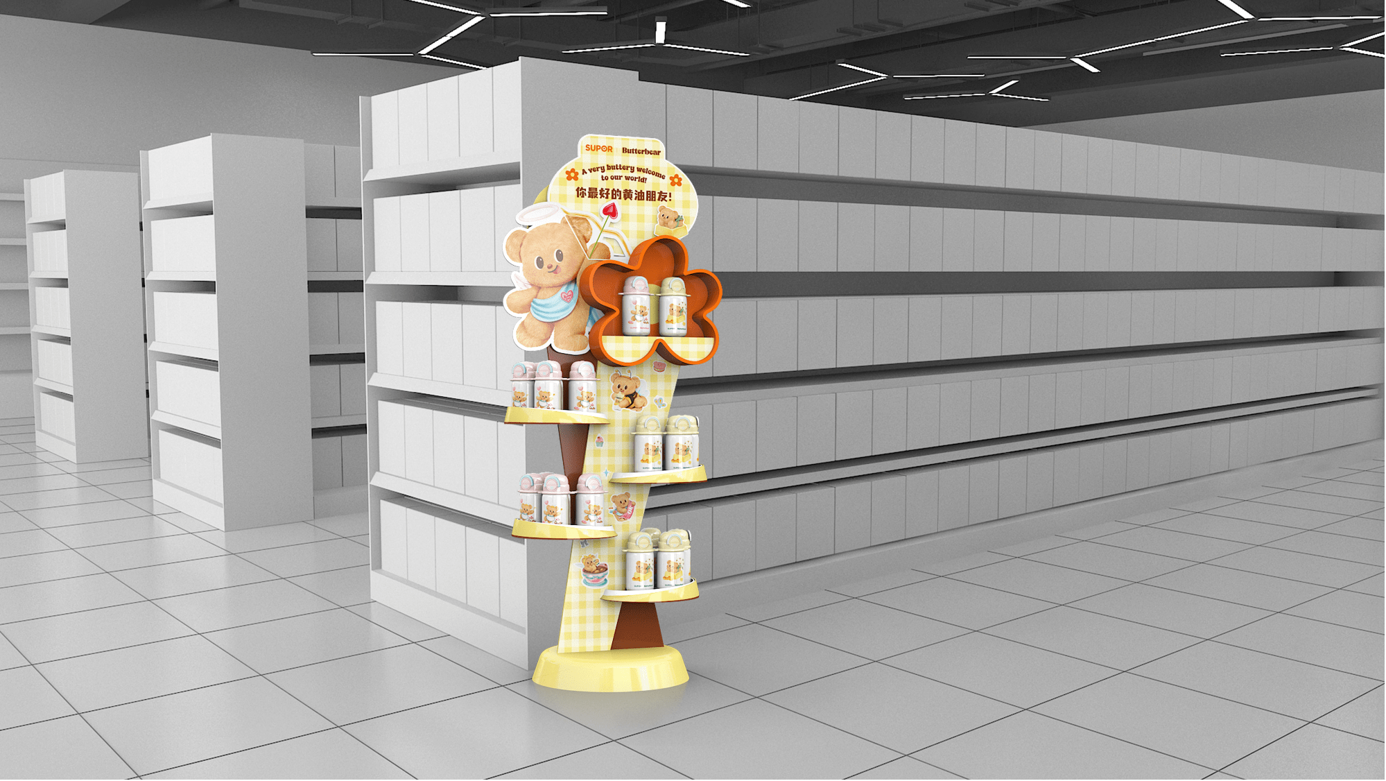 Display Rack - Supor Rack A 3 https://posmesg.com/en/product/display-rack-supor-rack-a/