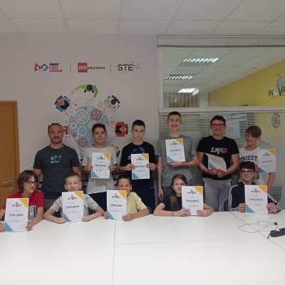 Završetak programa Svijet lego robotike u 2023./2024.